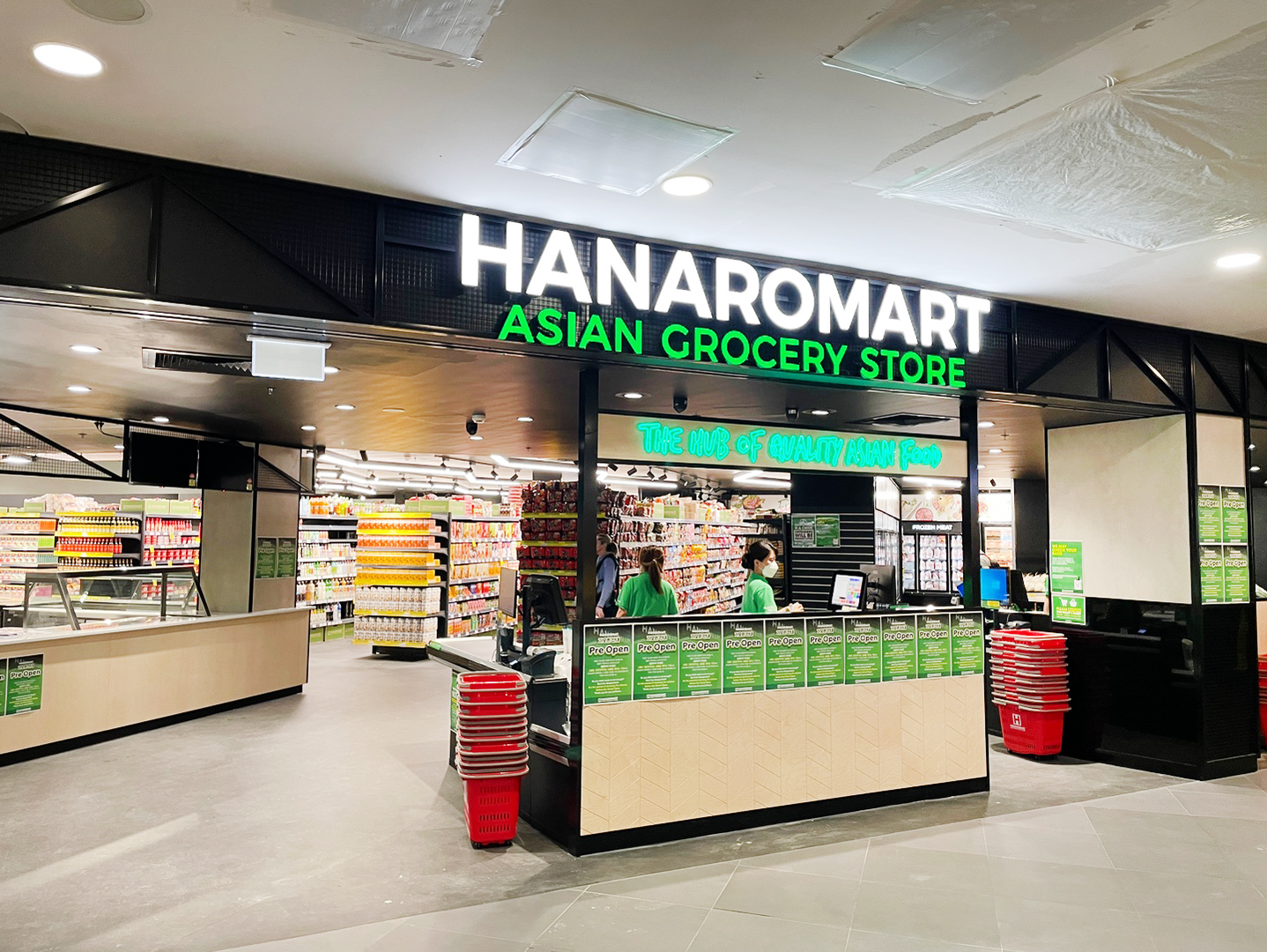 Hanaromart Toowong Village storefront inside Toowong Village